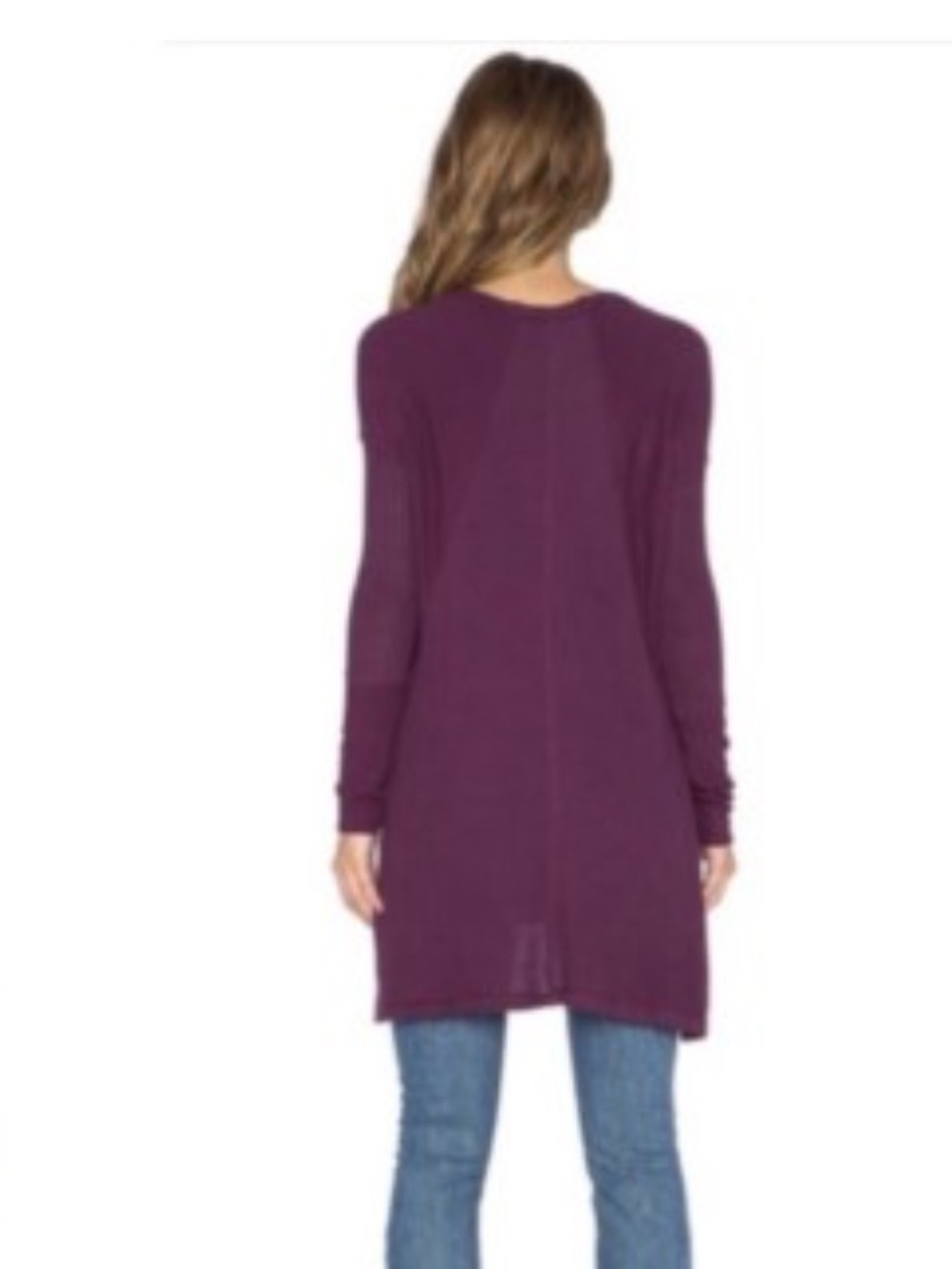 Free People Ventura Thermal Top Shirt Pullover Purple Violet Size XSmall - Picture 2 of 10